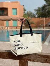 Load image into Gallery viewer, &quot;Sun Sand &amp; Beach&quot; Beach Bag
