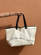 Load image into Gallery viewer, &quot;Catching Waves&quot; Beach Bag
