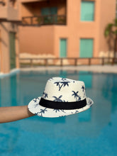 Load image into Gallery viewer, Panama White Beach Hat
