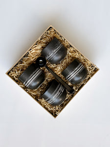 Elegant Black Cups Gift Box!