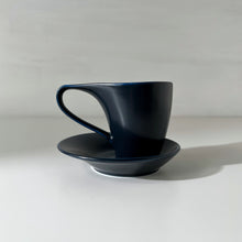 Load image into Gallery viewer, Blue Minimalist Turkish Coffee Espresso Cup
