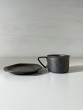Load image into Gallery viewer, Vintage Grey Turkish Coffee Cup
