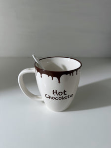 Hot Chocolate Mug with Spoon