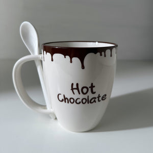 Hot Chocolate Mug with Spoon