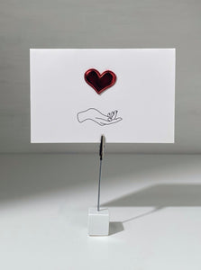 Floating Heart Love Gift Card