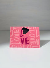 Load image into Gallery viewer, Love Print with Heart Mirror Gift Card

