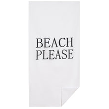 Load image into Gallery viewer, Beach Please Microfiber Tanning Towel
