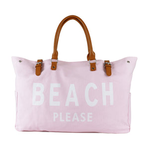 Baby Pink Beach Please Bag Unisex