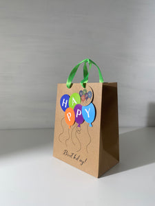Pop out Happy Birthday balloon Bag