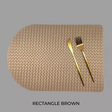 Load image into Gallery viewer, Woven Leather Placemat
