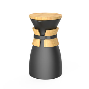 Bamboo Wood Coffee Filter Pot