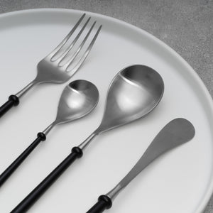 Portuguese Black & Silver Cutlery Set