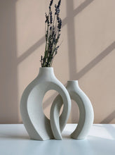 Load image into Gallery viewer, Sandy Colored Hugging Vases
