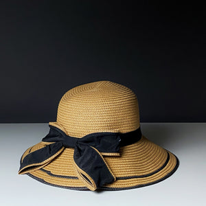 Korean Style Flat Brown Beach Hat