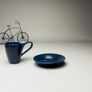 Blue Minimalist Turkish Coffee Espresso Cup