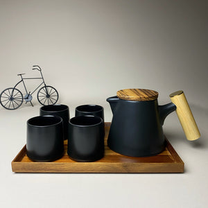 Nordic Black Teapot Set