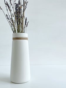 White Minimal Vase