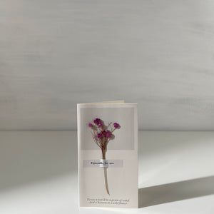 Purple Flower Especially for You Gift Card