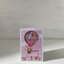 Load image into Gallery viewer, Hot air balloon &quot;it&#39;s a Girl&quot;  Gift Card
