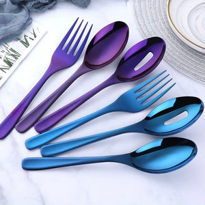 Large Serving Spoons & Fork