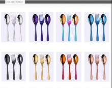 Load image into Gallery viewer, Large Serving Spoons &amp; Fork

