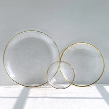 Load image into Gallery viewer, The Crystal Plates Set of Three with Bowl
