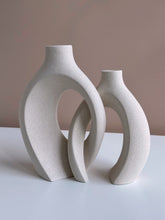 Load image into Gallery viewer, Sandy Colored Hugging Vases
