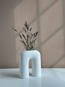 White Minimalistic Vase