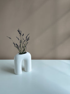White Minimalistic Vase