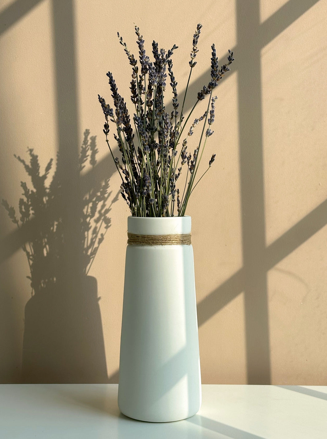 White Minimal Vase
