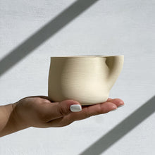 Load image into Gallery viewer, The Sandy White Infinity Shaped Mug
