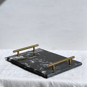 The Black Marble Tray