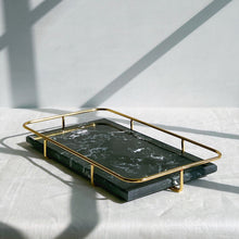 Load image into Gallery viewer, The Nordic Black Marble Tray
