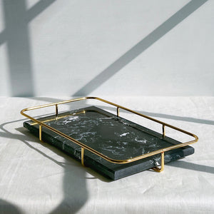 The Nordic Black Marble Tray