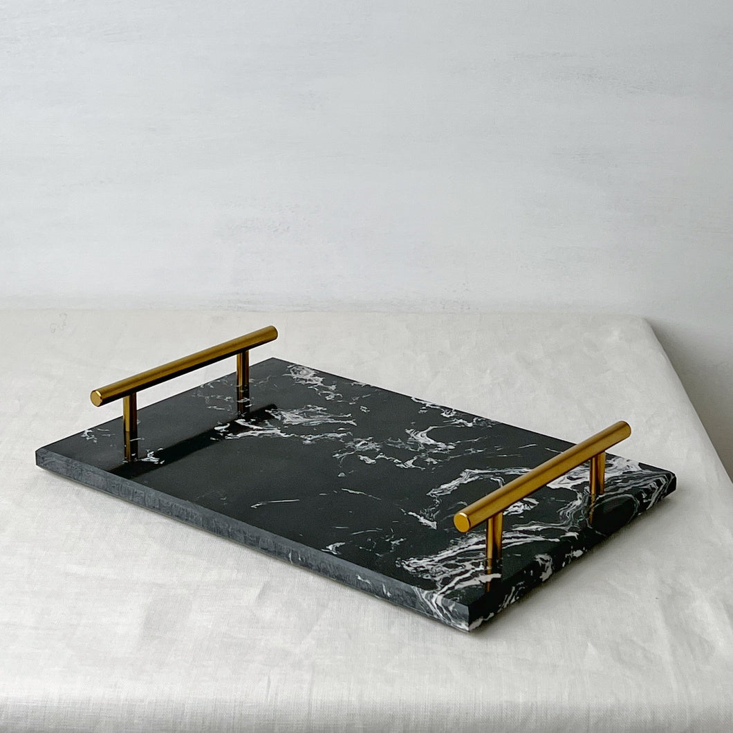 The Black Marble Tray