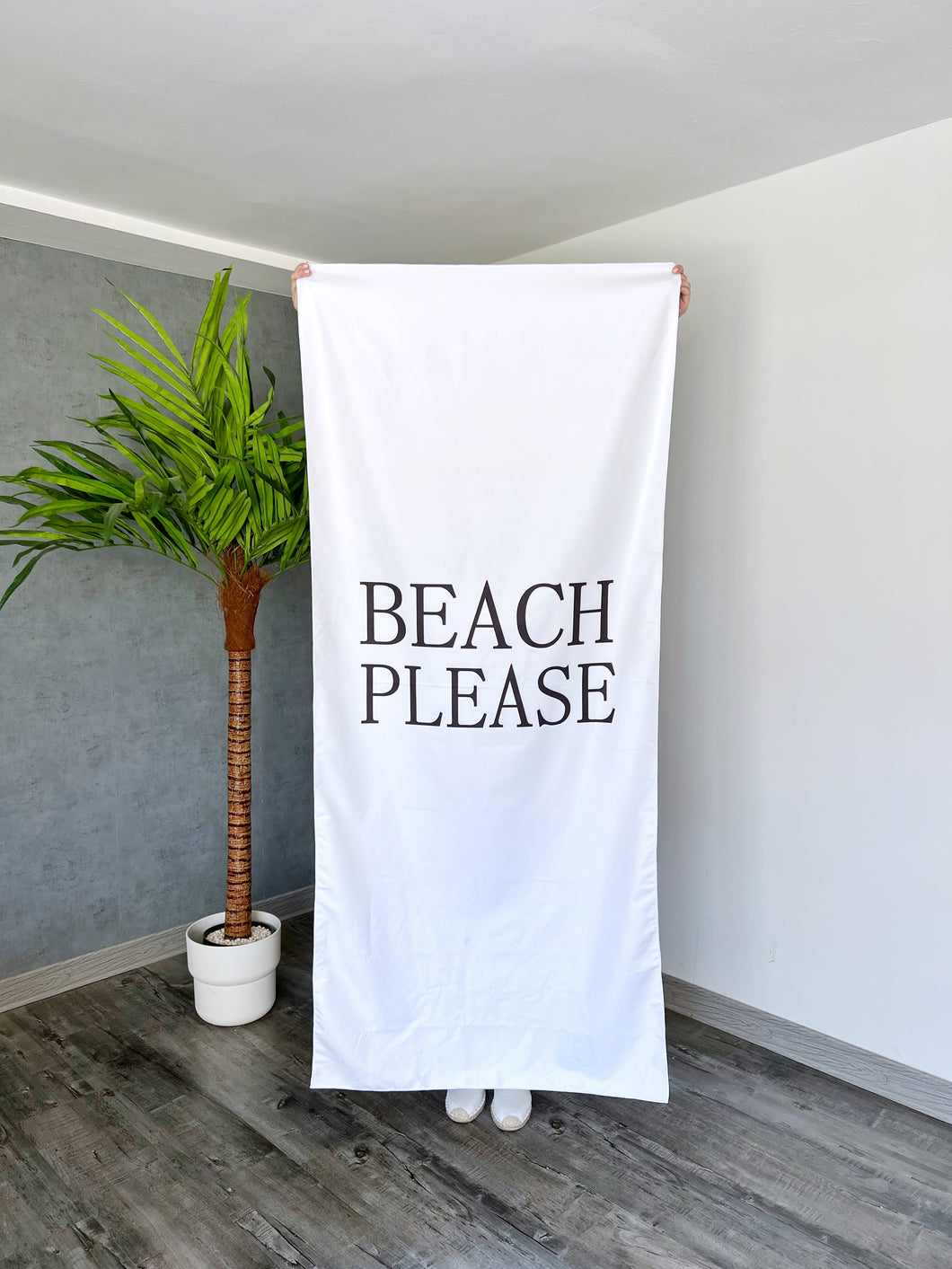 Beach Please Microfiber Tanning Towel