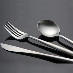 Silver Matte Cutlery Set
