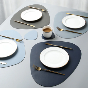 Oval Leather Placemat