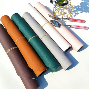 Double Colored Leather Placemat