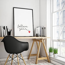Load image into Gallery viewer, &quot;Follow Your Heart&quot; 30x40CM With Black Frame
