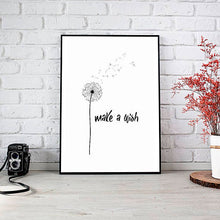 Load image into Gallery viewer, &quot;Make a wish&quot; 30x40CM With Black Frame
