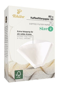 Tchibo Coffee Paper Filter 80 Pieces